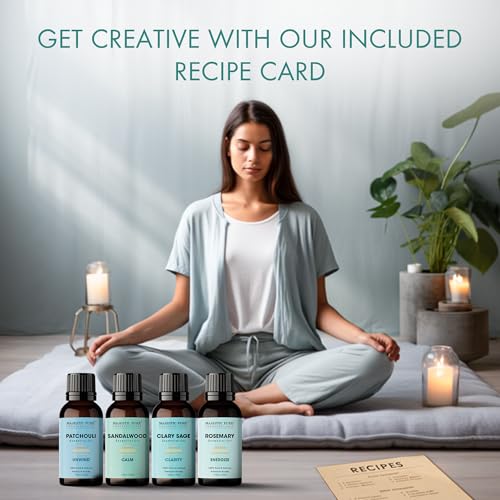 Majestic Pure Zen State of Mind Essential Oil Gift Set - Pack of 4 - size: 0.3 Fl Oz (Pack of 4)