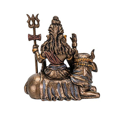 Pacific Giftware Hindu God Lord Shiva Miniature Statue Resin Figurine - color: Lord Shiva