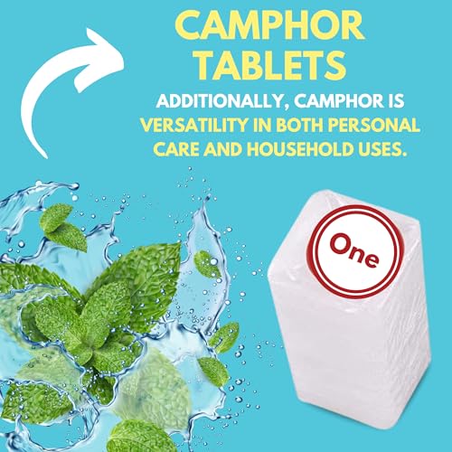 Arymar Refined Camphor 100% Pure Made in India (6 Blocks) - size: 6 Blocks