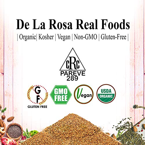 De La Rosa Organic Toasted Sesame Oil, Cold Pressed & Unrefined (1 Gallon) - size: 128 Fl Oz (Pack of 1)