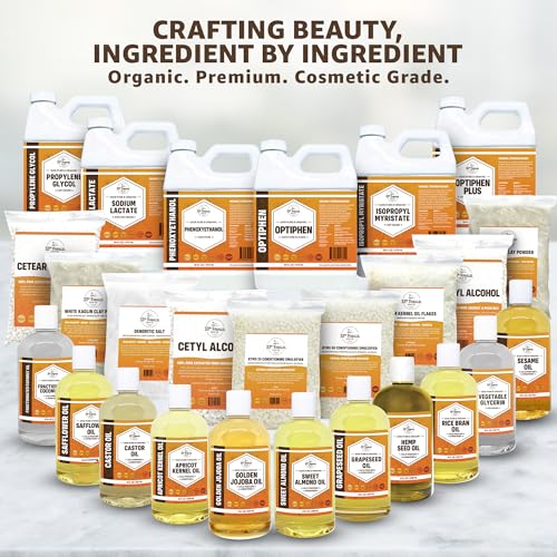 ORGANIC SESAME OIL (16 oz) Premium Cold Pressed Unrefined | 100% Pure Sesame Oil for Skin, Face, Hair, Soap Making | Carrier for Essential Oils | Available in Bulk | 16 FL OZ