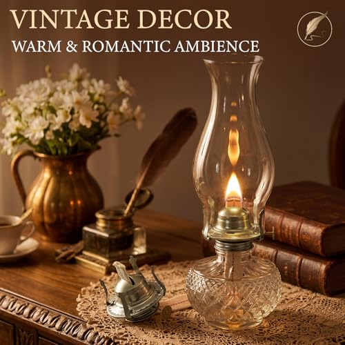 Hortsun 3 Pcs Oil Lamp Burner Parts #2 Brass 1 3/16" Screw,Bronze - color: Bronze
