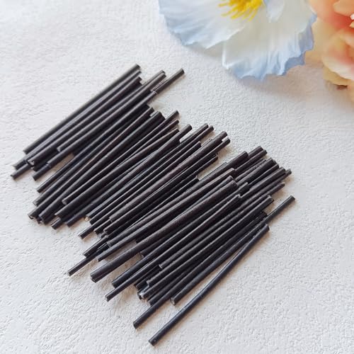 Pearled Candle Wick 2.2 Inch Black Cotton Wicks 50-Pack - Premium Metal-Free & Lead-Free Candle Wicks for Candle Making - color: Black-2.2 Inch-50pcs