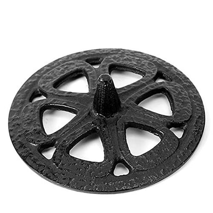 Cast Iron Incense Burner Holder, Lotus Shaped Aromatherapy Burner Incense Burners Towers Incense Burner Bowl Holder for Home Decoration Bathroom Bedroom Cone Incense or Wax Melts