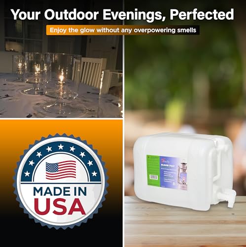 Firefly - Clean Fuel Citronella Lamp Oil - Smokeless 5 Gal - color: Citronella Formula, size: 5 Gallons