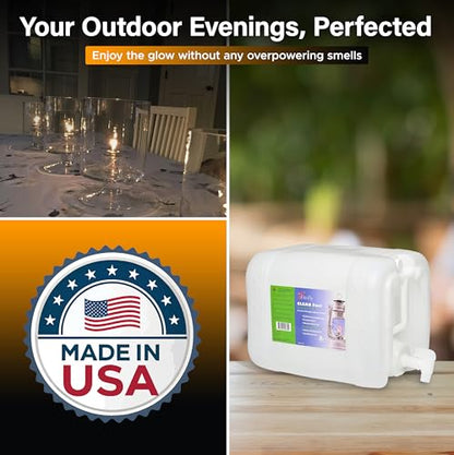 Firefly - Clean Fuel Citronella Lamp Oil - Smokeless 5 Gal - color: Citronella Formula, size: 5 Gallons