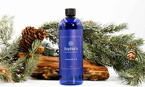 Sophia's Fraser Fir Fragrance Lamp Oil Refills, Effusion Lamp Fragrance Oil for Redolere Lamps, Scented Lamp Oil for Fragrance Lamps, 16 Fluid Ounces of Catalytic Scented Oil Made in USA - color: Fraser Fir