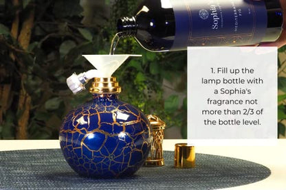 Sophia's Exotic Fragrance Lamp Oil Refills, Effusion Lamp Fragrance Oil for Redolere Lamps, Scented Lamp Oil for Fragrance Lamps, 16 Fluid Ounces of Catalytic Scented Oil Made in USA - color: Exotic