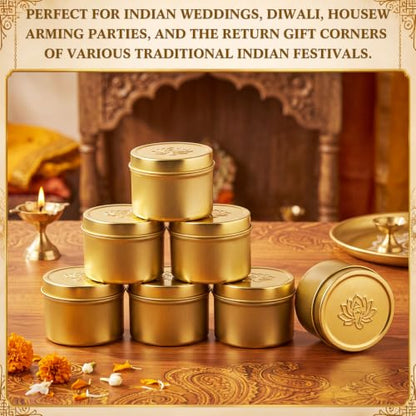 Shimeyao 60 Pcs Indian Return Gifts for Pooja Ganesha Haldi Kumkum Holders
