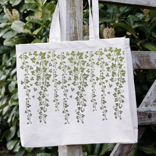 Stencils for Crafts Reusable Texture Stencils for Painting 12"x8" - style: Floral