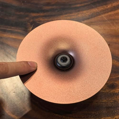 Metal Incense Holder, One - Press Eject Brass Stick Burner and Cone - color: Rose-brown
