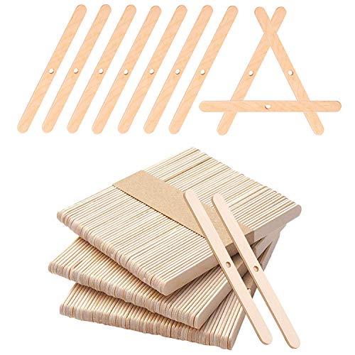 BEADNOVA Candle Wick Holders for Candle Making Wooden Wick Holder Centering Device Bar for DIY and Making (150 pcs) - color: 150pcs