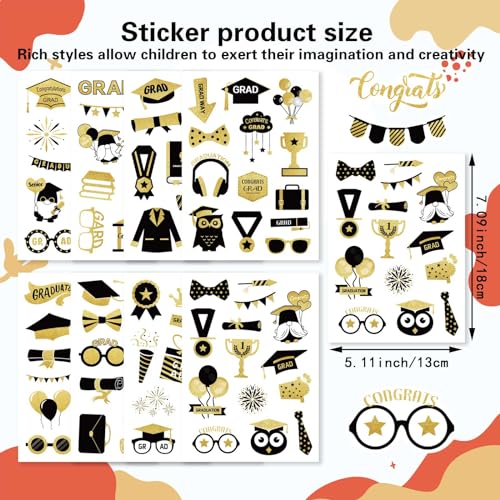 Graduation Cap Stickers Graduation Congrats Grad Class of 2026 - style: Graduation Stickers