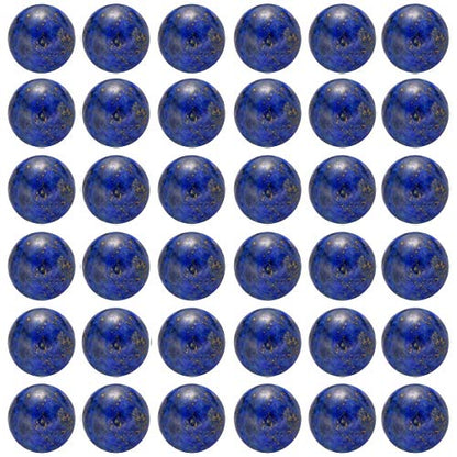 Natural Stone Beads 100pcs 8mm Lapis Lazuli Round Genuine Real Stone Beading Loose Gemstone Hole Size 1mm DIY Charm Smooth Beads for Bracelet Necklace Earrings Jewelry Making (Lapis Lazuli Blue, 8mm) - color: Lapis Lazuli Blue, size: 8mm
