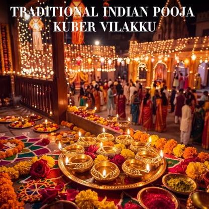 Conelist 20 Sets Indian Pooja Return Gift for Guest with Kuber Diya, Grain - style: Grain