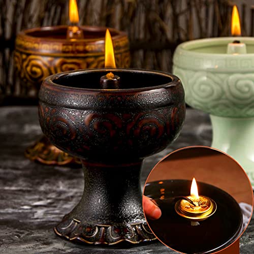 50 Feet Roll 1/4" Round Cotton Wicks Burner Replacement Kerosene for Oil Lamp Lampberger Lamp Dietz Oil Lantern