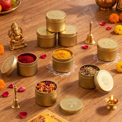 Shimeyao 60 Pcs Indian Return Gifts for Pooja Ganesha Haldi Kumkum Holders