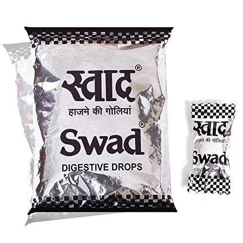 Swad Candy Pack (25 Digestive Tangy Toffee) & After Meal Mouthfresheners (Anardana, Banarasi Paan, White Sauf, Navratan Mix, Khatta Meetha Aam) 100% Vegan & Gluten Free Indian Mukhwas Sweets, 6 pcs Jute Gift Set (Super Saver Pack) - style: Maha Saver Pack