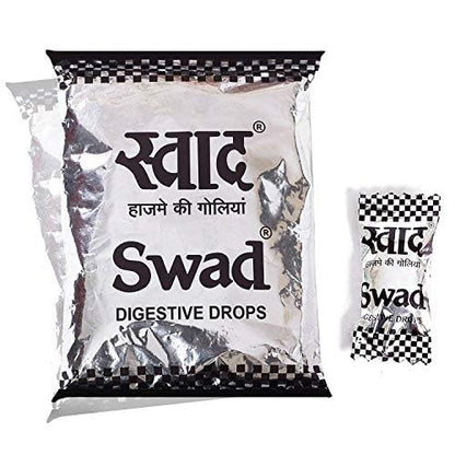 Swad Candy Pack (25 Digestive Tangy Toffee) & After Meal Mouthfresheners (Anardana, Banarasi Paan, White Sauf, Navratan Mix, Khatta Meetha Aam) 100% Vegan & Gluten Free Indian Mukhwas Sweets, 6 pcs Jute Gift Set (Super Saver Pack) - style: Maha Saver Pack