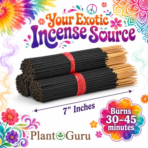 Strawberry Exotic Incense Sticks 7 Inch - Bulk 1 Bundle 85 to 100 Sticks - Natural 7" Long Lasting Aroma that Burns for 30 to 45 Minutes.