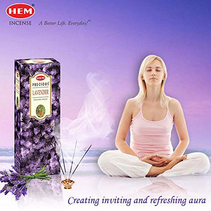 Hem Lavender Incense Sticks – 100g x 2 Packs (200g Total) | Long-Lasting Floral Aroma for Relaxation, Meditation, Yoga & Home Fragrance - size: 200 GRAM