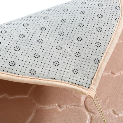 JE JOUE Prayer Rug Muslim Mat Islamic - Thickening Sponge Muslim Rug for Men Women Eid Travel Ramadan, Soft Luxury Great for Knees and Forehead （Camel） - color: Camel