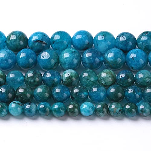 4MM 88PCS Blue Apatite Spacer Loose Beads for Jewelry Making DIY Bracelet Necklace - color: Apatite, size: 4mm