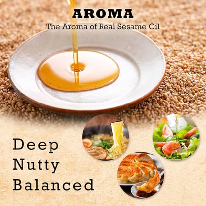 Japanese Sesame Oil, Cold Pressed Tamashime, Non-GMO, 5.64 oz (160 g)
