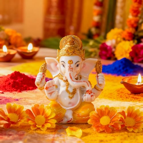 BangBangDa Ganesha for Car Dashboard Decor Idol, 3.5" H