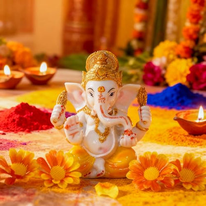 BangBangDa Ganesha for Car Dashboard Decor Idol, 3.5" H