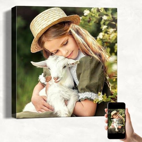 Custom Canvas Prints with Your Photos, Personalized Wall Art for Home Decor - size: 8"L x 8"W