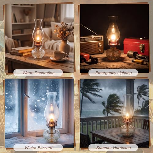 Hortsun 3 Pcs Oil Lamp Burner Parts #2 Brass 1 3/16" Screw,Copper Color - color: Copper Color