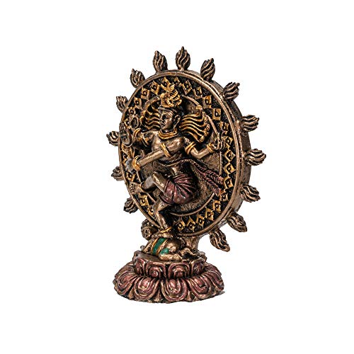 Pacific Giftware Hindu God Shiva Nataraja Miniature Resin Figurine Statue - color: Shiva Nataraja