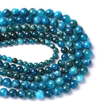 4MM 88PCS Blue Apatite Spacer Loose Beads for Jewelry Making DIY Bracelet Necklace - color: Apatite, size: 4mm