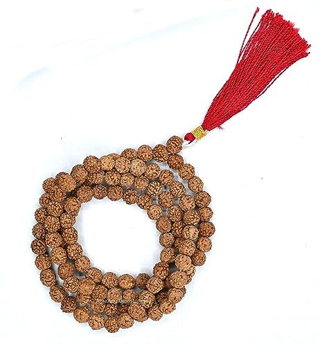 Amazing Gemstone 108 Beads Handmade Mala (Plain, Rudraksha) - color: Rudraksha, style: Plain