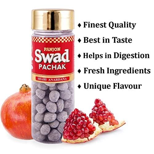 Swad Candy Pack (25 Digestive Tangy Toffee) & After Meal Mouthfresheners (Anardana, Banarasi Paan, White Sauf, Navratan Mix, Khatta Meetha Aam) 100% Vegan & Gluten Free Indian Mukhwas Sweets, 6 pcs Jute Gift Set (Super Saver Pack) - style: Maha Saver Pack
