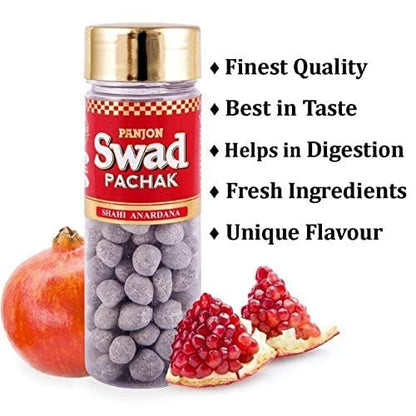 Swad Candy Pack (25 Digestive Tangy Toffee) & After Meal Mouthfresheners (Anardana, Banarasi Paan, White Sauf, Navratan Mix, Khatta Meetha Aam) 100% Vegan & Gluten Free Indian Mukhwas Sweets, 6 pcs Jute Gift Set (Super Saver Pack) - style: Maha Saver Pack