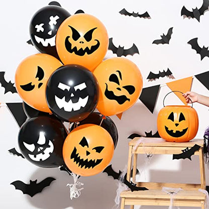 Pumpkin Face Stencils 6" Jack O Lantern Stencils Reusable Halloween Stencil - style: Halloween Face/6IN