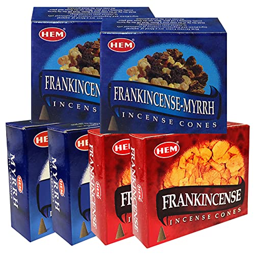Incense Cones & Holder Bundle Variety Pack from Hem Trumiri Insense Inscents Insencents Insence - color: Blue