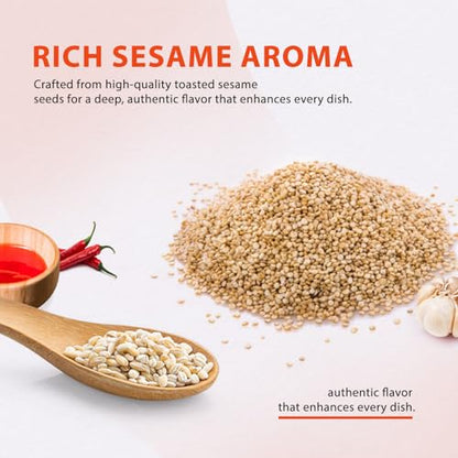 Soeos Spicy Sesame Oil, 8.45 fl oz (250ml), Pack of 1, Aromatic Chili-Infused Flavor, Bold Heat & Nutty Taste, Toasted Sesame Chili Oil, Ideal for Stir-Fry, Marinade, Dressings, and Dipping Sauces - size: 8.45 Fl Oz (Pack of 1)