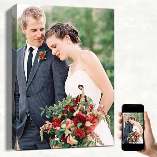 Custom Canvas Prints with Your Photos, Personalized Wall Art for Home Decor - size: 11"L x 14"W