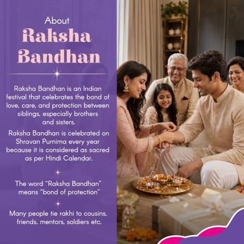 LOVENSPIRE Raksha Bandhan Gift Hamper for Brother – Indian Rakhi Festival Gift Set for Bhai - color: Kumkum Holder Rakhi Hamper 1