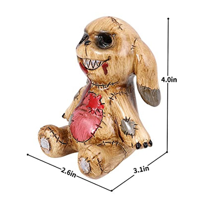 Cool Doll Cone Incense Burner Unique Resin Holder Halloween Decor - color: Doll
