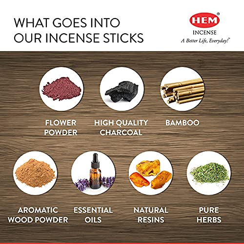 HEM Midnight Bloom Natural Masala Relaxing Incense Sticks - 12 Packets (15g Each) - size: Midnight Bloom
