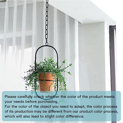 Helunsi Industrial Lighting Chain, 6 Feet Black Light Fixture Chain - color: Black