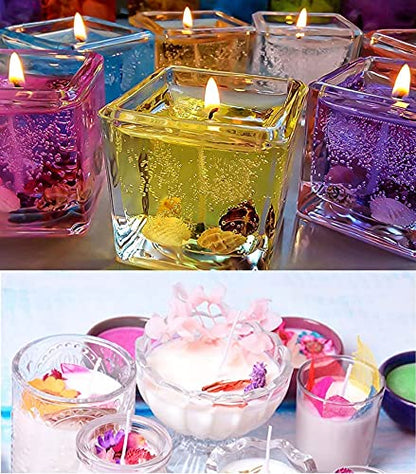 pice QPZ 200 ft Braided Candle Wicks 100% Cotton 21 PLY for Candle Pillars in 1 3/4 inch Dia, for Paraffin Wax Soy Beeswax Candle Making, Sold Separately 200 PCS Candle Wick Sustainer Tabs Metal 14mm - size: 21 PLY 200 ft Wick