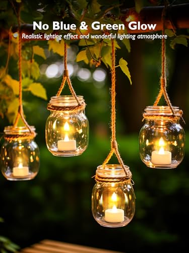 BEICHI 24Pcs Flameless LED Tea Lights with Remote & Timer,White Base,400Hrs - color: Warm White Light, White Shell, size: 24-Pack