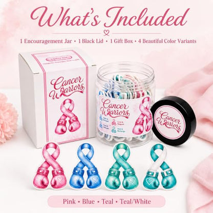 Daily Affirmation Jar for Cancer Warrior, Gifts for Cancer Warrior - style: Cancer Warrior Daily Affirmation