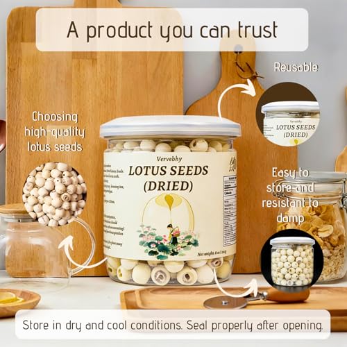 Dried Lotus Seed, 8 oz (227g) Chinese Herbal Tea
