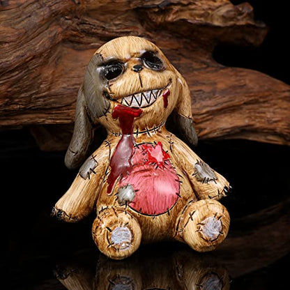 Cool Doll Cone Incense Burner Unique Resin Holder Halloween Decor - color: Doll